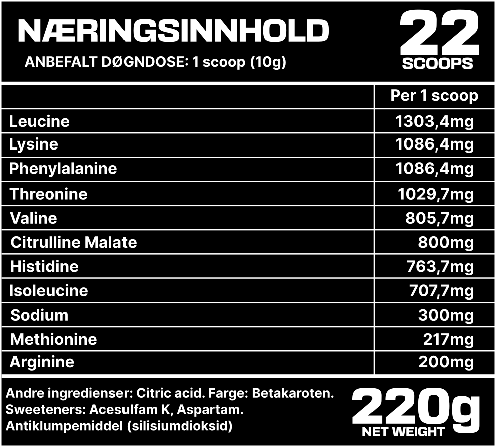 INTRA WORKOUT EAA - 2 FOR 1