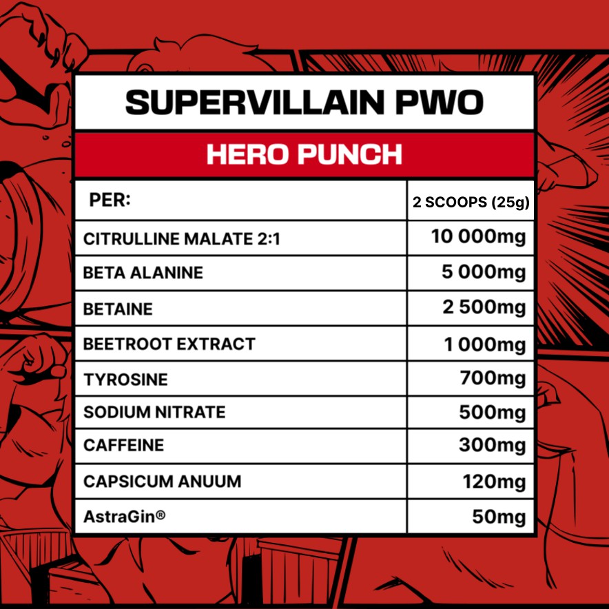 HERO PUNCH - SUPERVILLAIN PWO